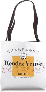 Last Rendez Veuve Veuve Before Vows Bride Tote - White Tote Bag