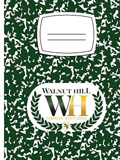 Walnut Hill Elementary Middle School Composition Notebook - Green Edition