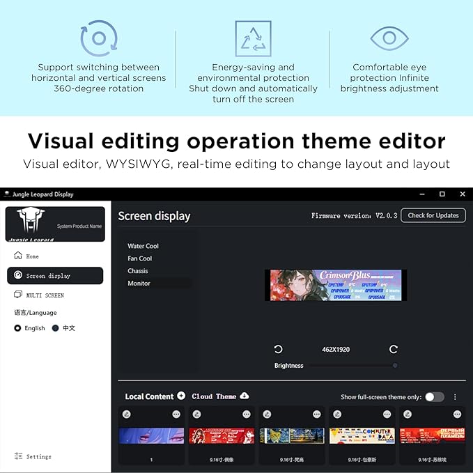 Monitor Extensor 9.16 Pulgadas Resolución 1920x480 IPS miniatura 5