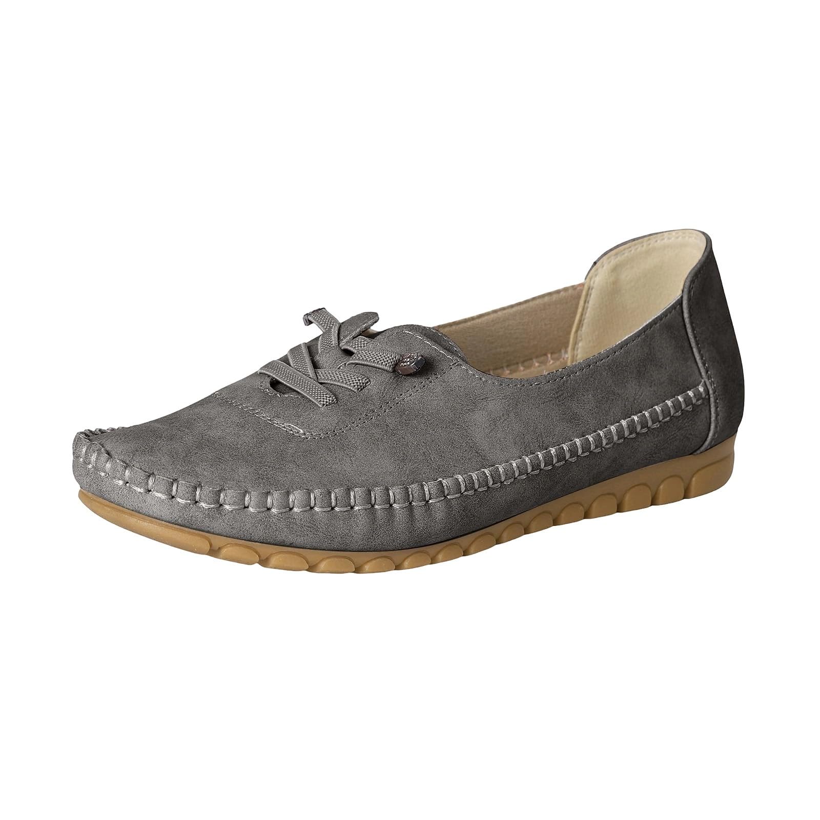 Mocassins orthopédiques en Cuir Faits à la Main pour Femme, Style décontracté, Vintage, Confortable, léger, antidérapant