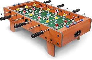 ASAB Table Football Game | Kids Foosball Game | Tabletop Soccer Game | Tabletop Games For Kids And Adults | Indoor Outdoor Table Top Foosball Game | Lightweight And Portable 27 Inch Table Game