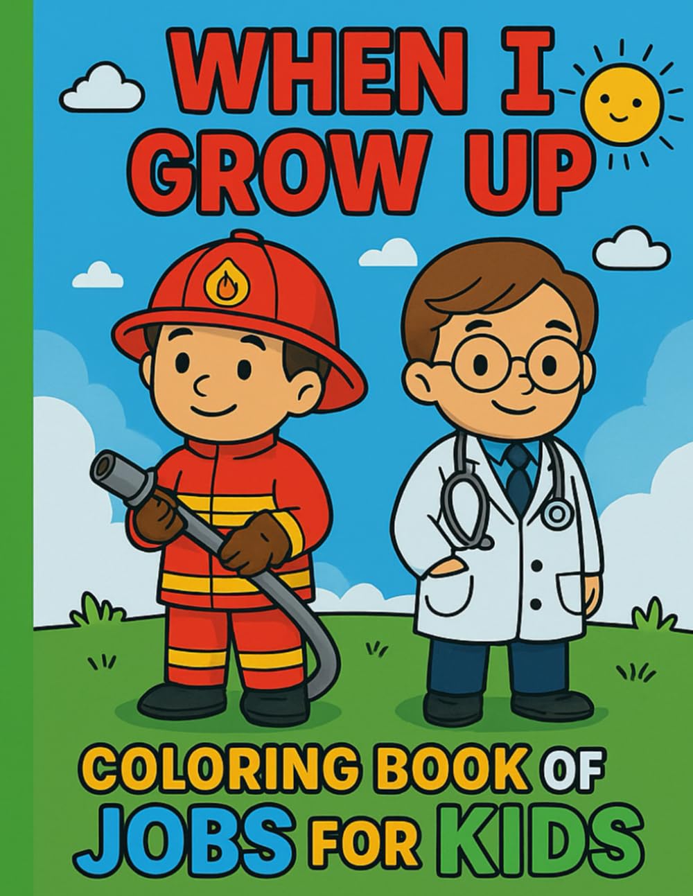 When I Grow Up – Coloring Book of Jobs for Kids | Fun Career Exploration for Children | 34 Pages of Educational and Creative Occupations