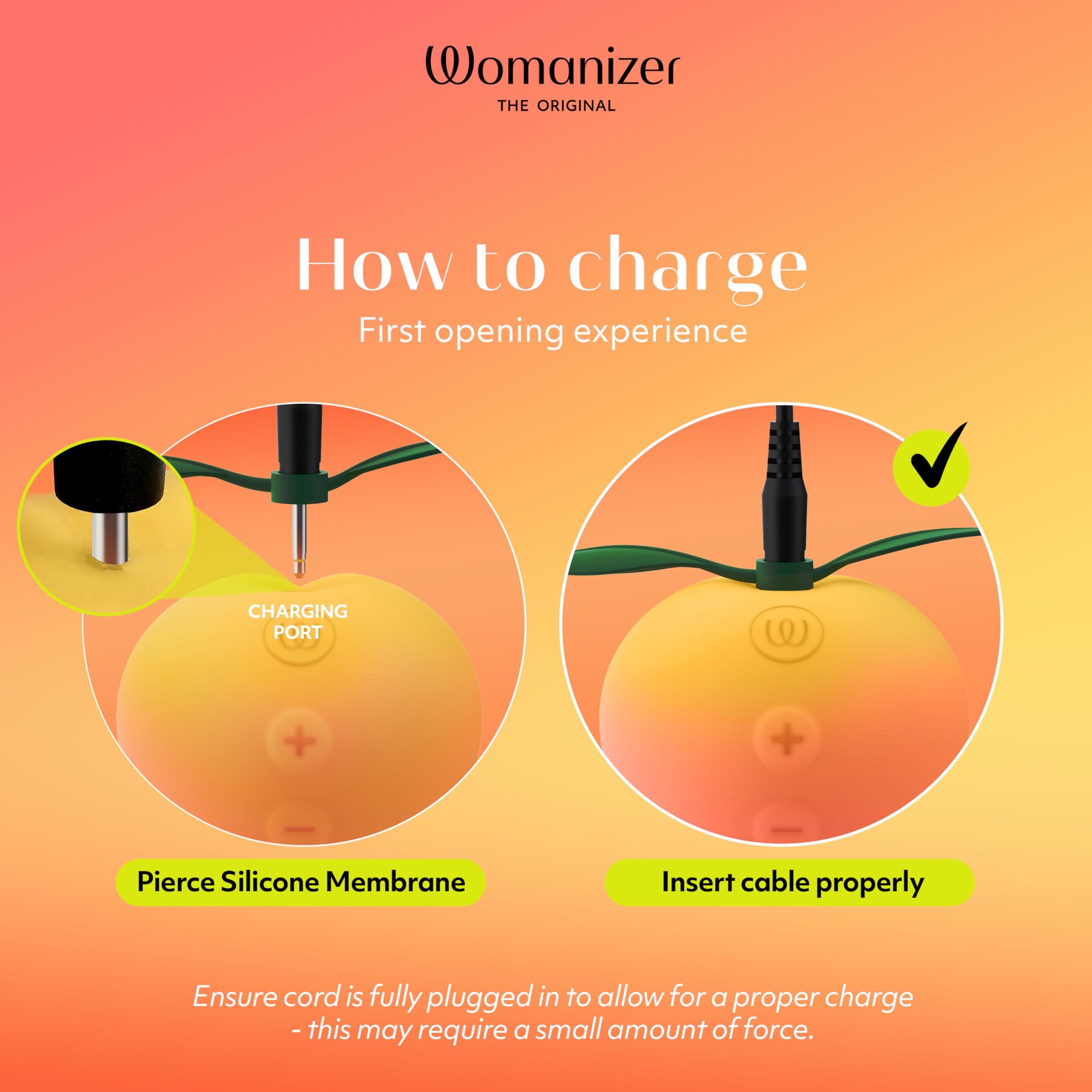 Womanizer Peach Sex Toy Clitoral Stimulator | Silicone Suction Toys for Her | Sexual Sucking Clitoris Vibrator Clitoris | Clit Sucker Personal Massager | Adult Toy for Women & Couples | Rechargeable