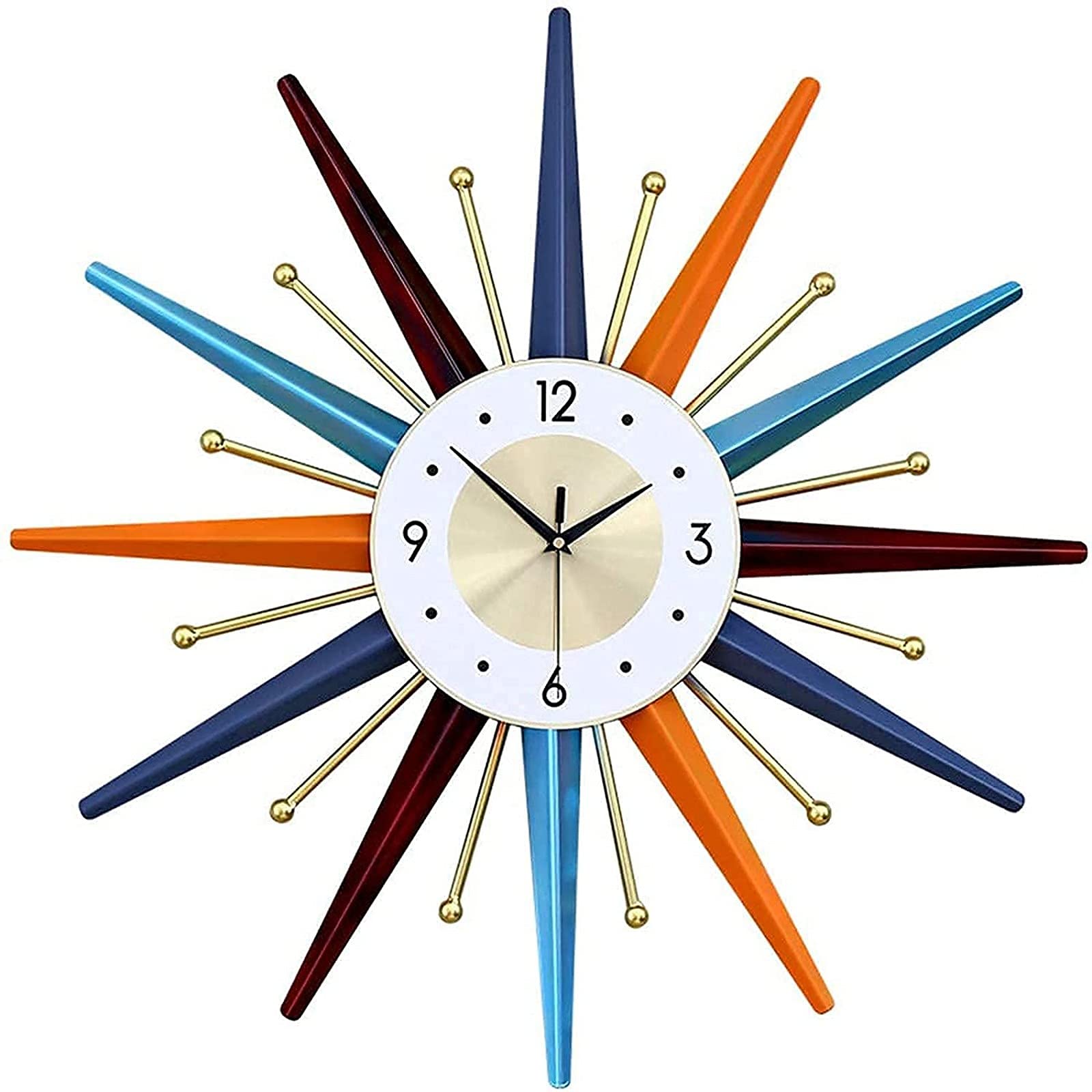 Horloge murale moderne silencieuse pour en finir avec les salons tristes