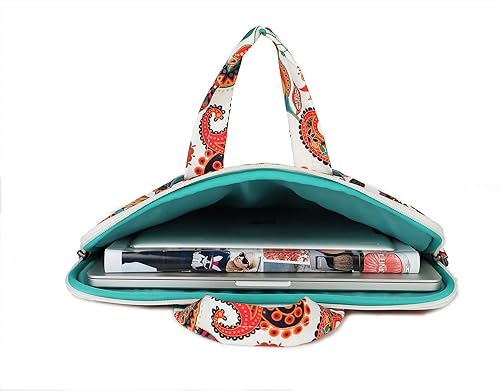 Miniatura 3 de Canvaslove Bolsa de hombro ligera e impermeable para portátil (14 a 15.6 pulgadas, cachemira)