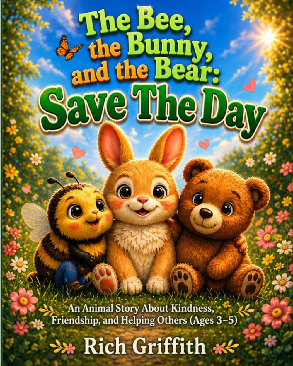 The Bee, The Bunny And the Bear: An Animal Story About Kindness, Friendship, and Helping Others (Ages 3–5)