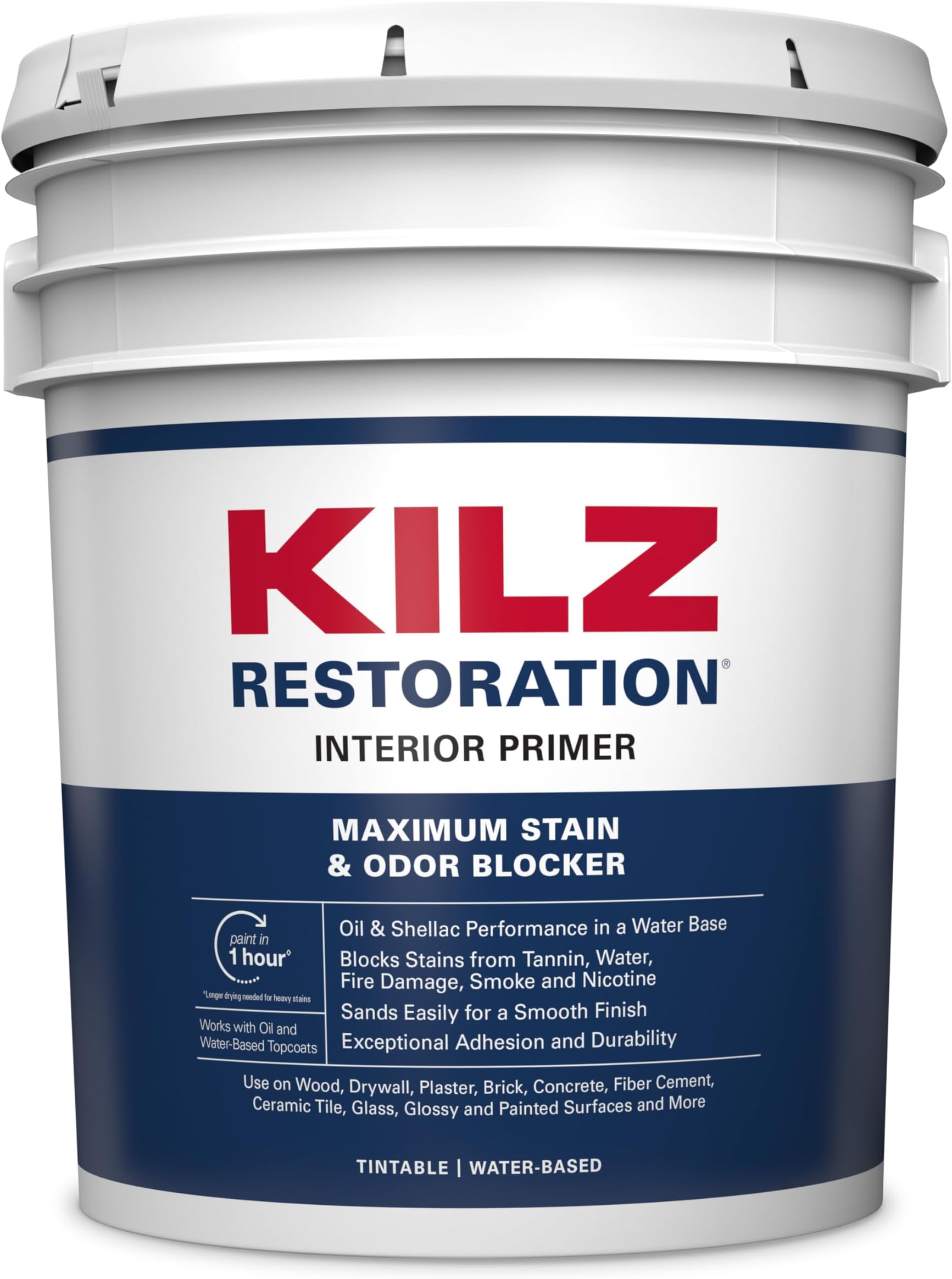 KILZ Restoration Primer, Interior, 5 Gallon