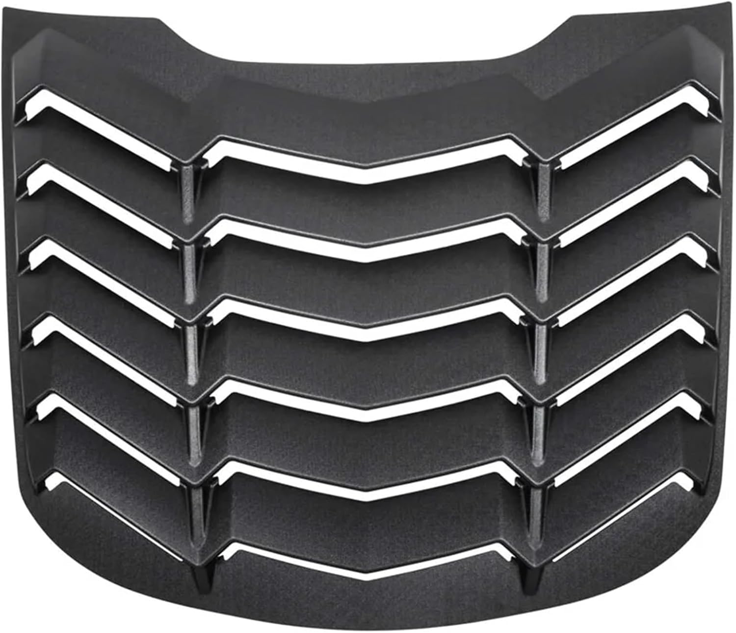 Rear Window Louvers Fit for Ford Mustang 2015-2023 GT Lam-bo Style ABS Windshield Sun Shade Vent Cover Matte Black
