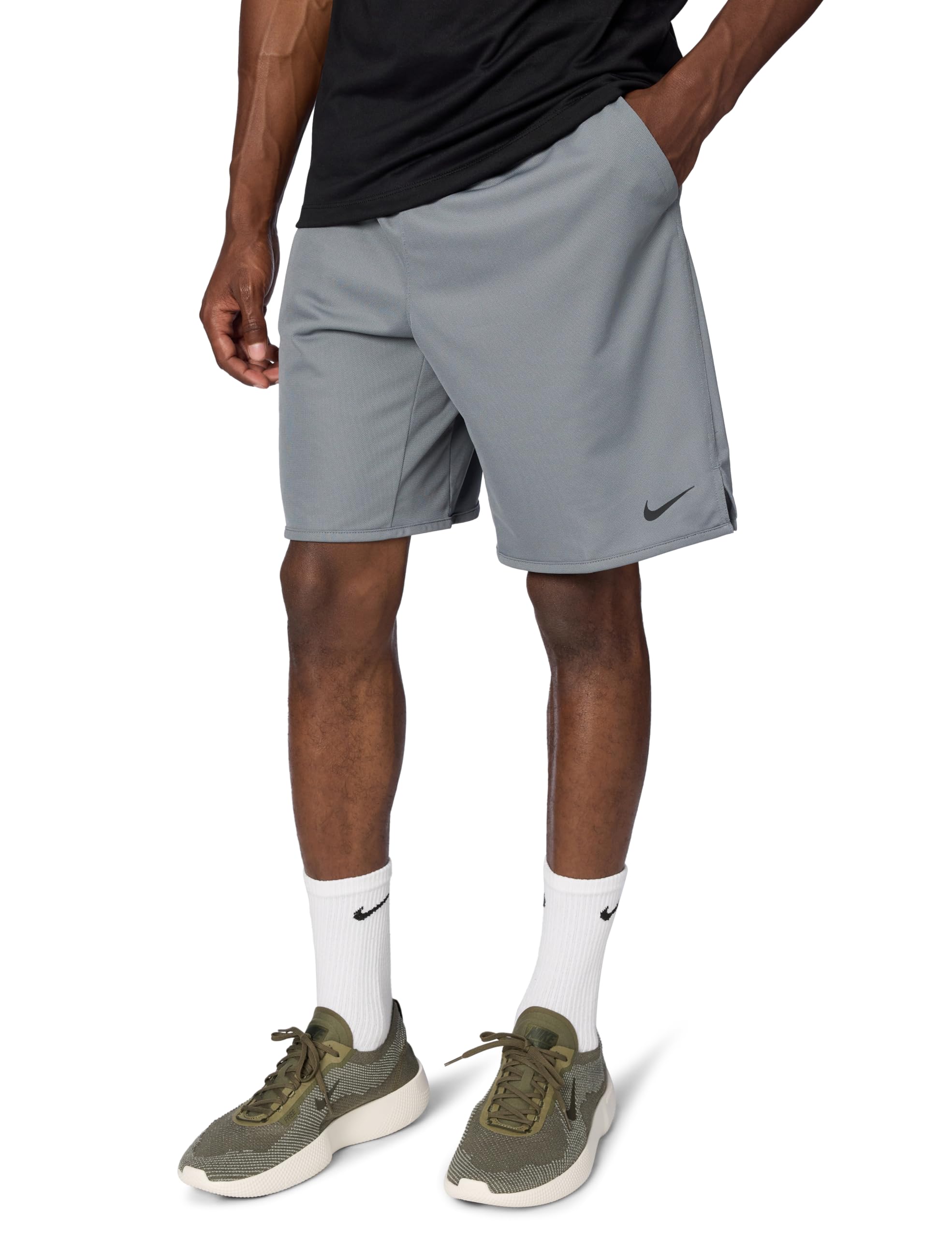 Nike M NK DF Totality Knit 9 in UL - Mid Thigh Length Short - Mens Training - Homme