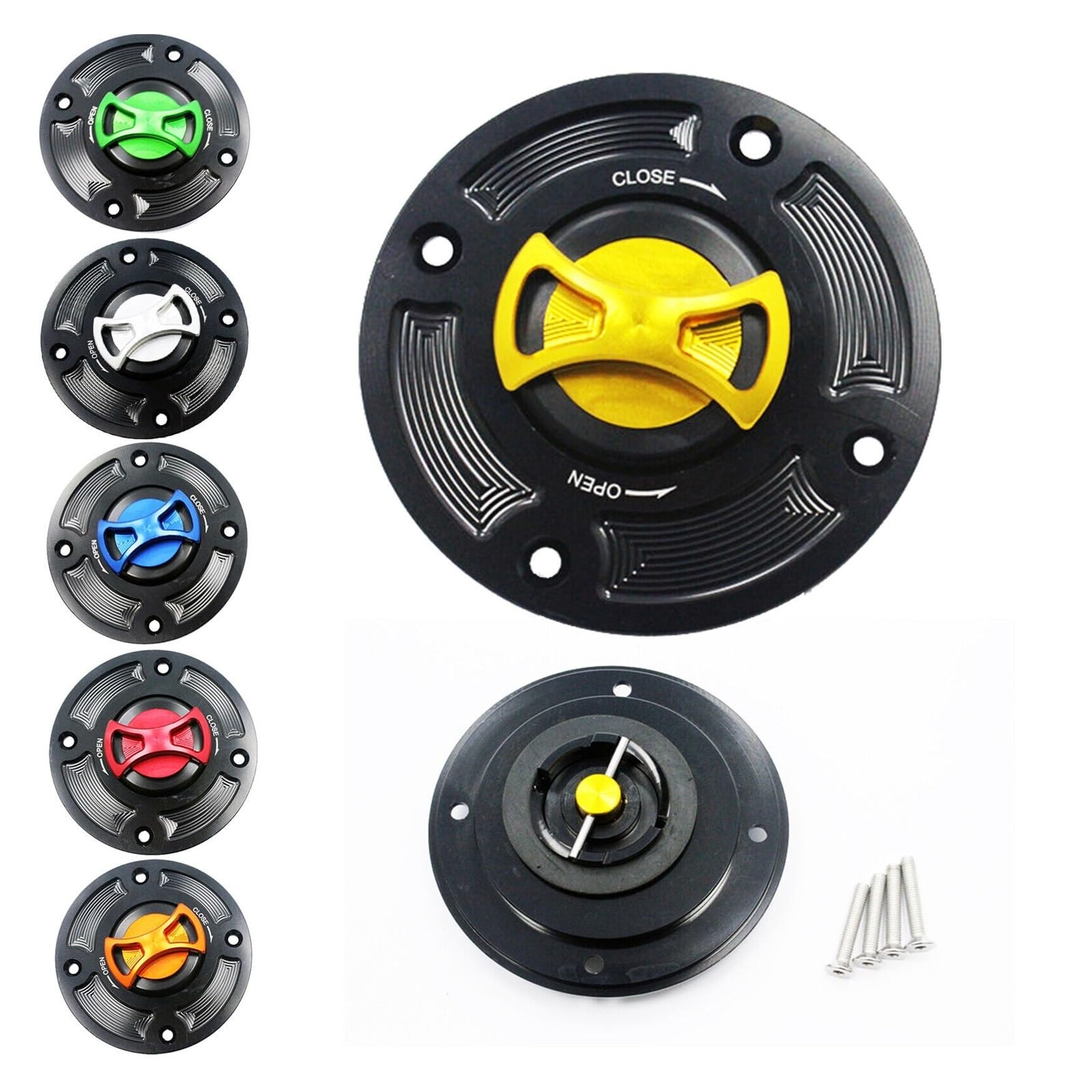 Tappo carburante moto Tappo Serbatoio Carburante Per Gsxr1300R Per Gsx600 Sv650 Gsxr1000 Gsxr750 Tl1000 R/s Gsf1200 Per Moto