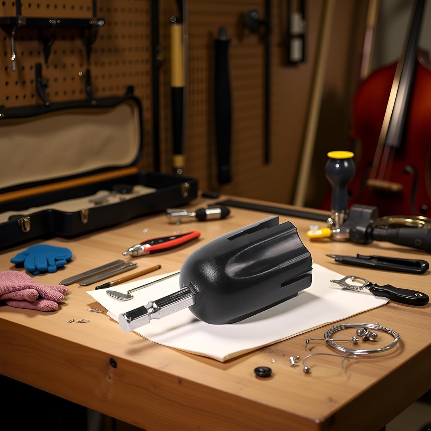 Manivelle de cordes de guitare, outil de tête, perceuse électrique, chevilles d'accordage, extracteur de guitare basse, réparation, entretien, outil de bricolage, accessoires de guitare et de basse