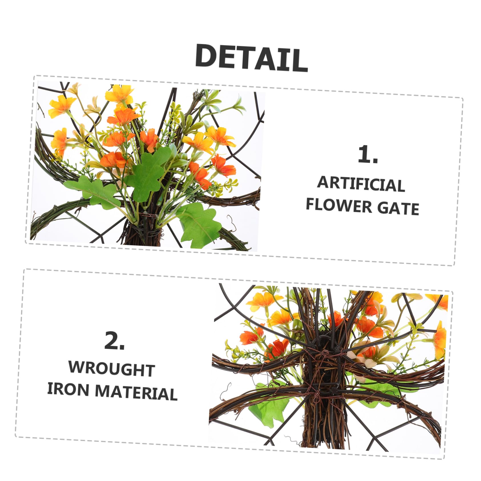 Ghirlanda Primaverile Forma Di Farfalla Fiori Artificiali Per Decorazione Di Porte e Finestre Decorazione Leggera e Versatile Per Ogni Occasione