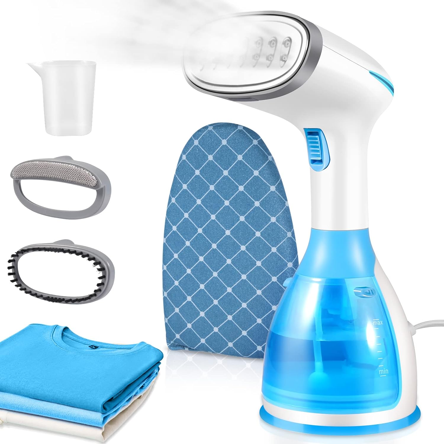 Steamer for Clothes, Steamer with Ironing Glove, Portable Handheld