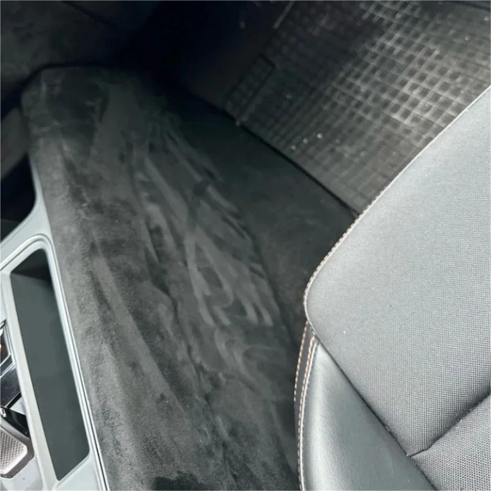 Autohimmelstoff,Dachhimmel Stoff Selbstklebend 50 cm * 100 cm/200 cm/300 Selbstklebendes Wildledergewebe Klebriges Ledertuch for die Autoinnenausstattung DIY Türwerkbank(Dark Grey,50cm x 300cm)
