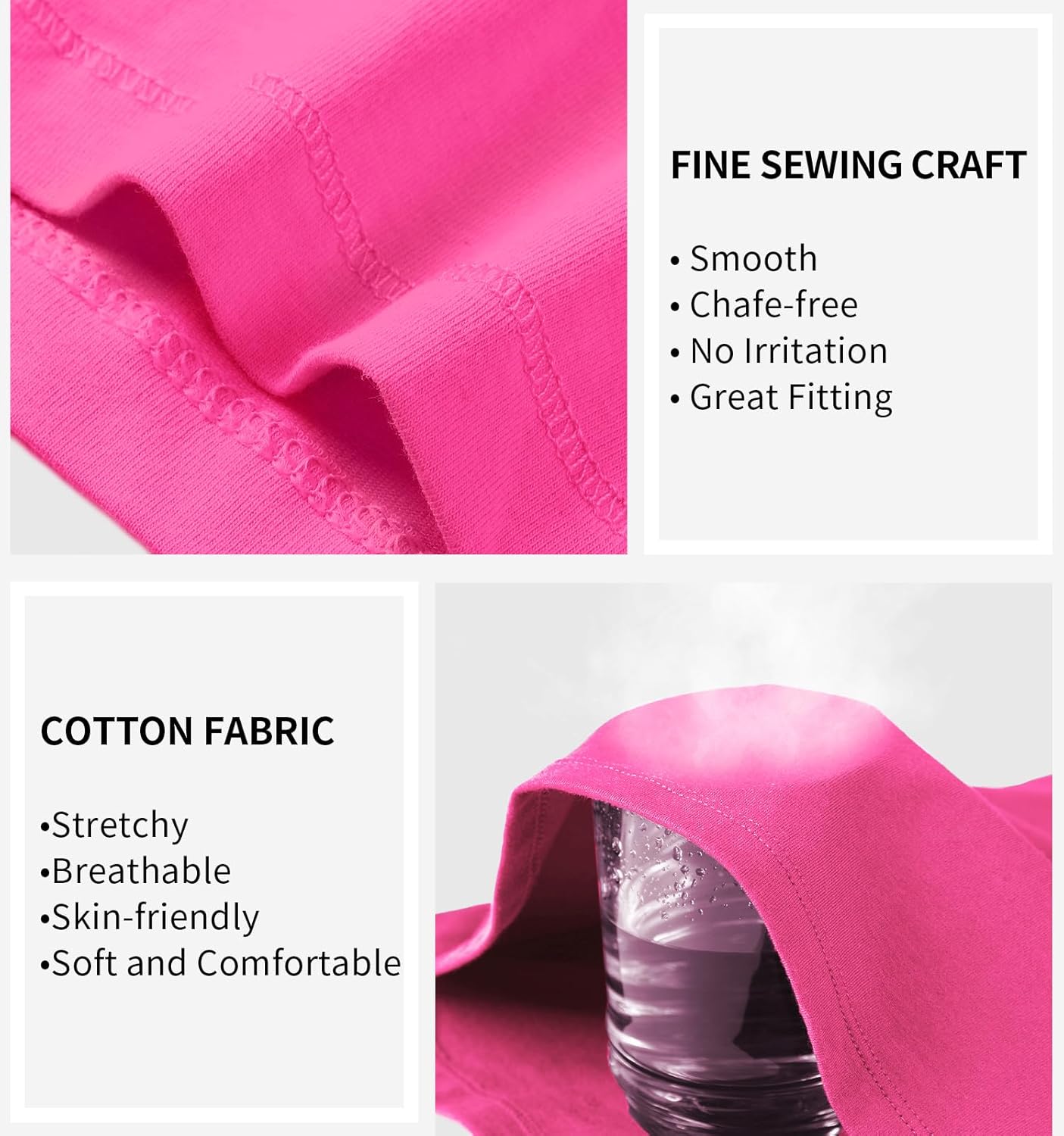 V FOR CITY Womens Shelf Bra Tank Tops Racerback Workout Camis Yoga Shirt Cotton Undershirt 2 Pack - Image 6