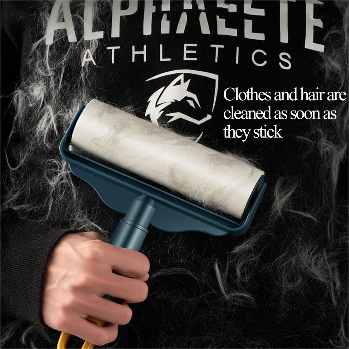 LANMOU Set Rulli Levapelucchi, Rullo Adesivo Peli Spazzola Adesiva Rullo Di Lanugine Set Rullo Spazzola Rullo Adesivo Togli Peli Animali Ricariche Per Rullo Levapelucchi Leva Peli Animali Dai Vestiti - Foto 12