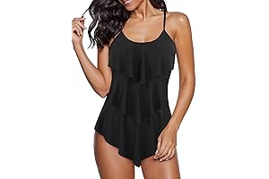 Century Star Womens Athletic One Piece Tummy Control Swimsuit
