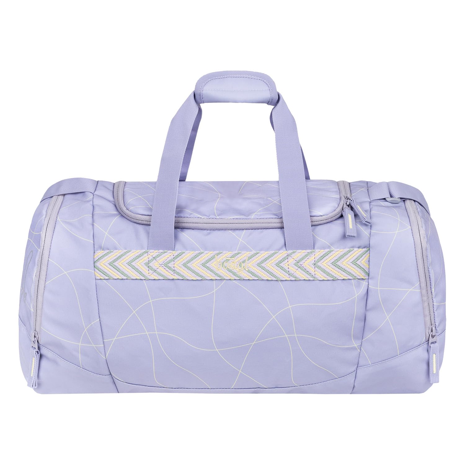 Baagl Sporttasche Mädchen Teenager – Stylische Reisetasche mit Schuhfach Kinder – Tasche für Sport, Fußball, Ballett, Schule & Freizeit, Schwimmtasche, 25 l (Mishmash)
