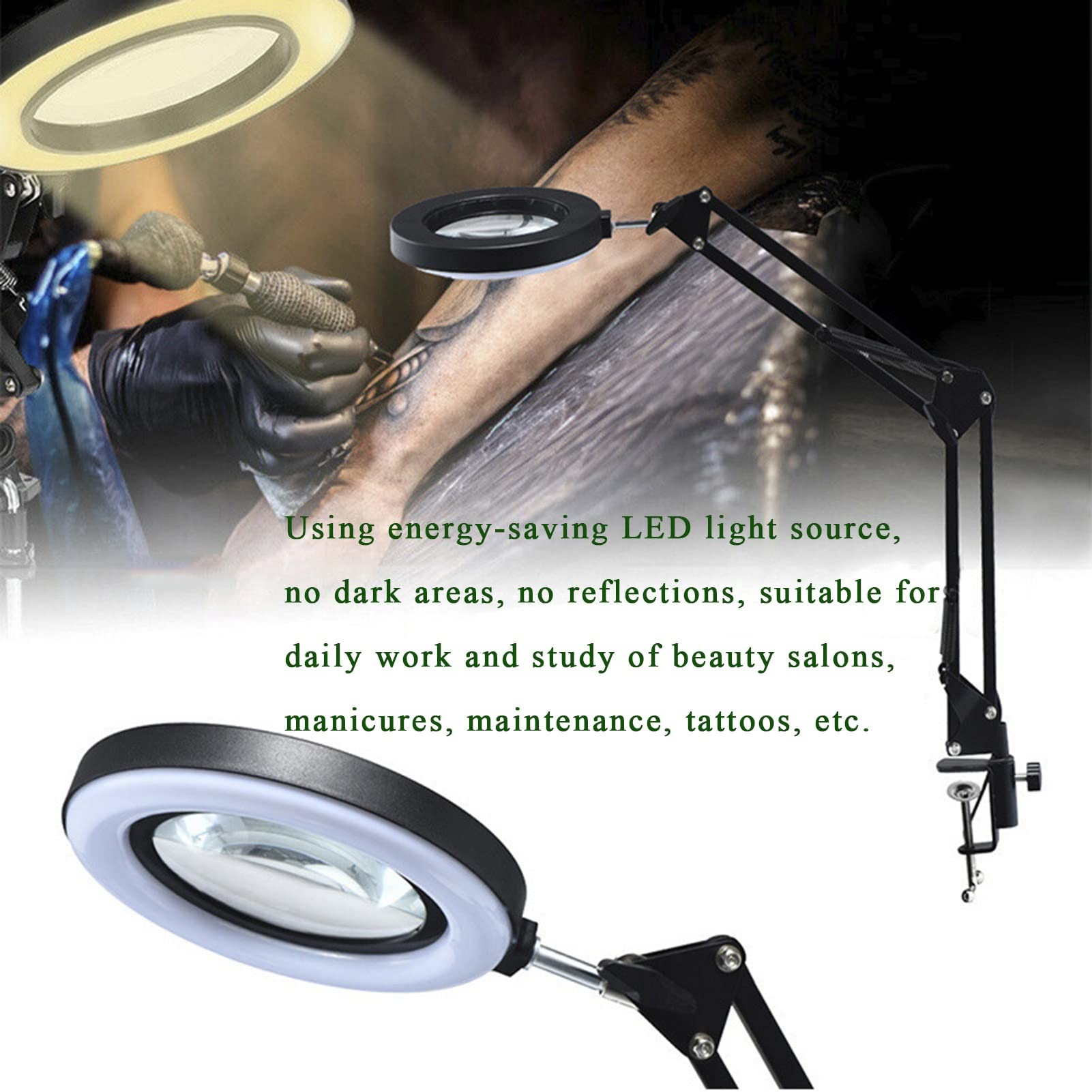 Lente Di Ingrandimento Con Luce LED 10X/30X - 3 Modalità Colore, Per Lettura, Hobby E Artigianato - Foto 9