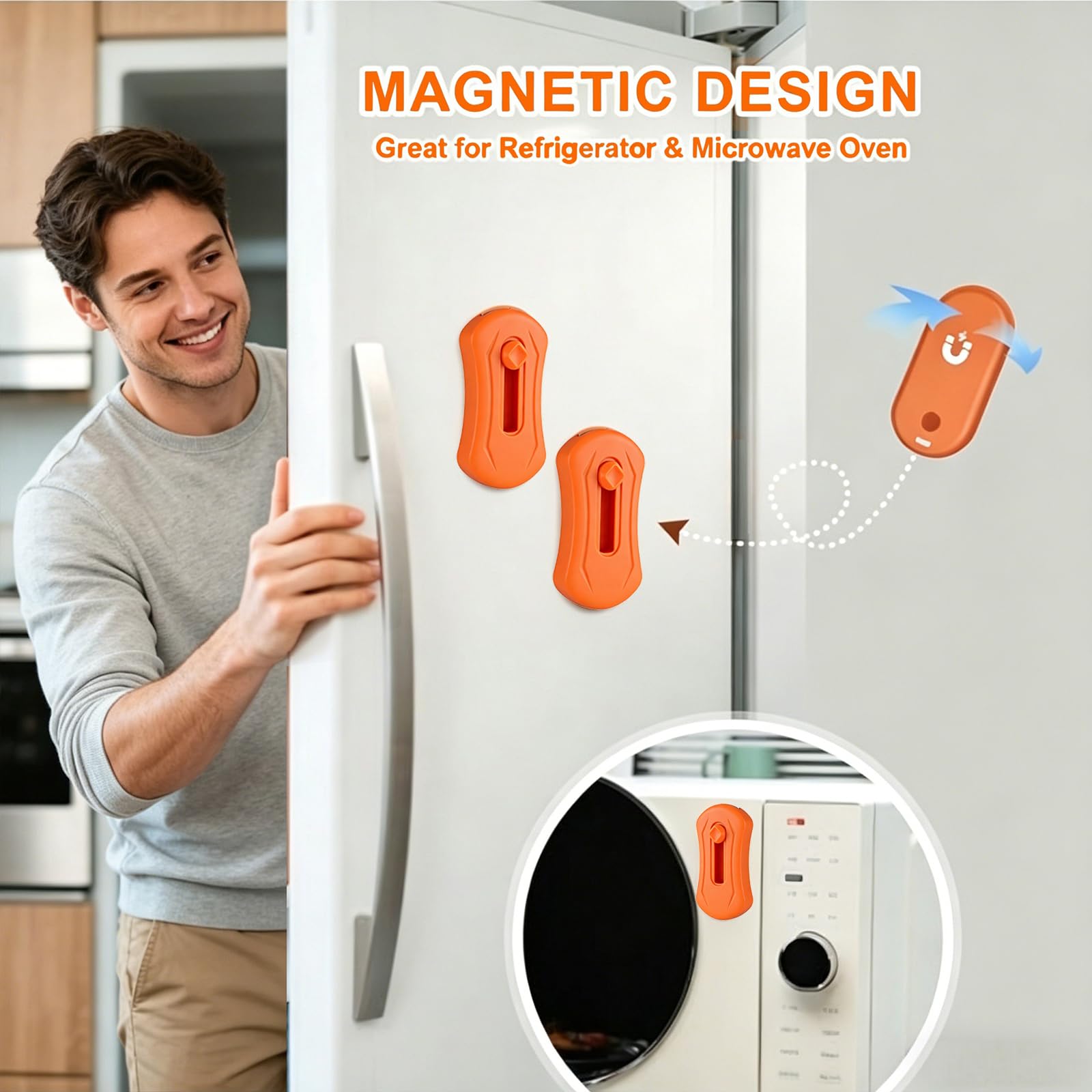 Magnetic Bread Lame - Scoring Tool with 10 Blades -4