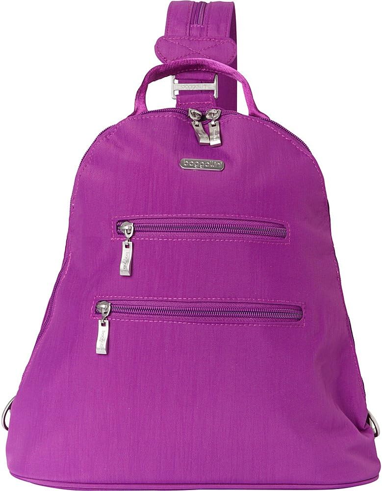 womens Inspire Travel Backpack with RFID Wristlet, Magenta/Skylight, One Size US