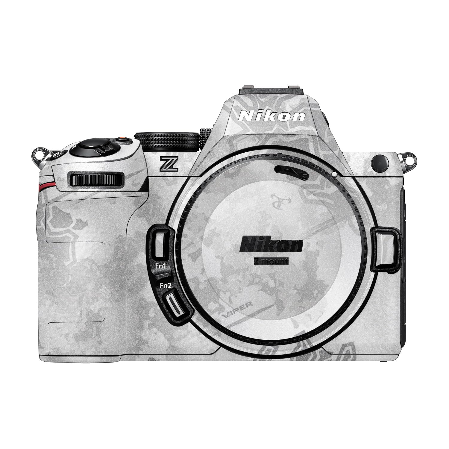 Glossy Glitter Camera Skin Compatible with Nikon Z5 II (2025) - Viper Snow - Premium 3M Vinyl Protective Wrap Decal Cover - Easy to Apply | Crafted in the USA by MightySkins