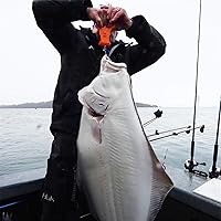 Vista 4 de KastKing Báscula de pescado, báscula digital resistente al agua con regla, capacidad de 110 libras, modo dual - libras/onzas y kilogramos, ligera