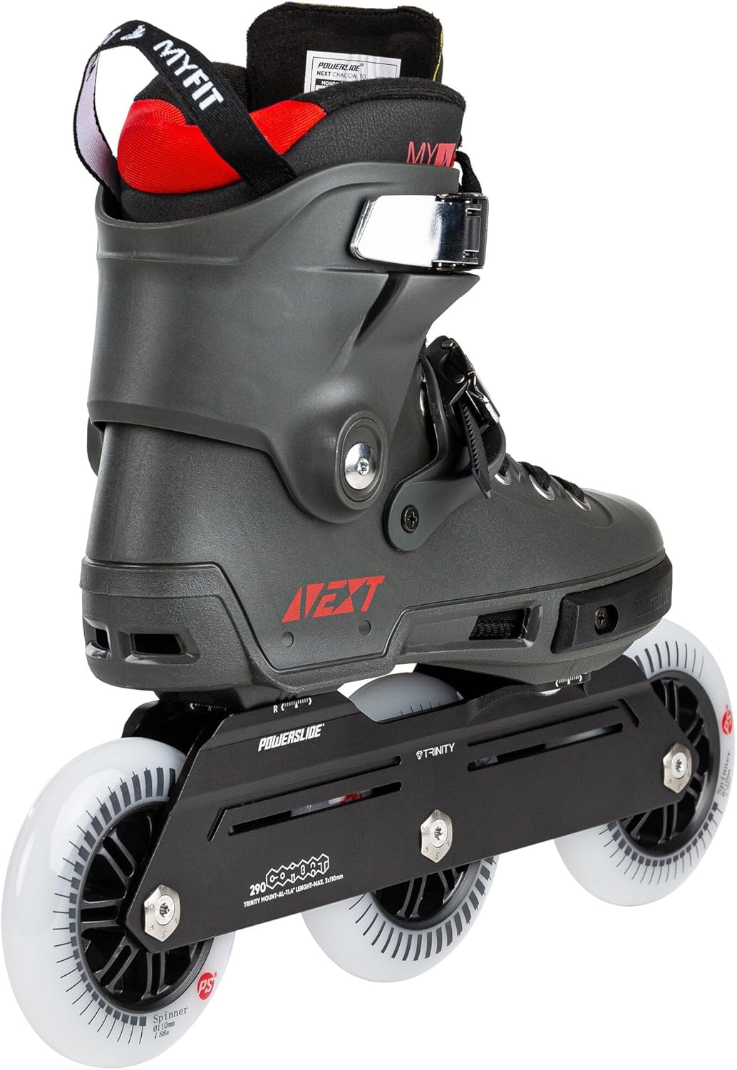 PS Next 110 Skates Charcoal 7.5-8.0 (40-41)