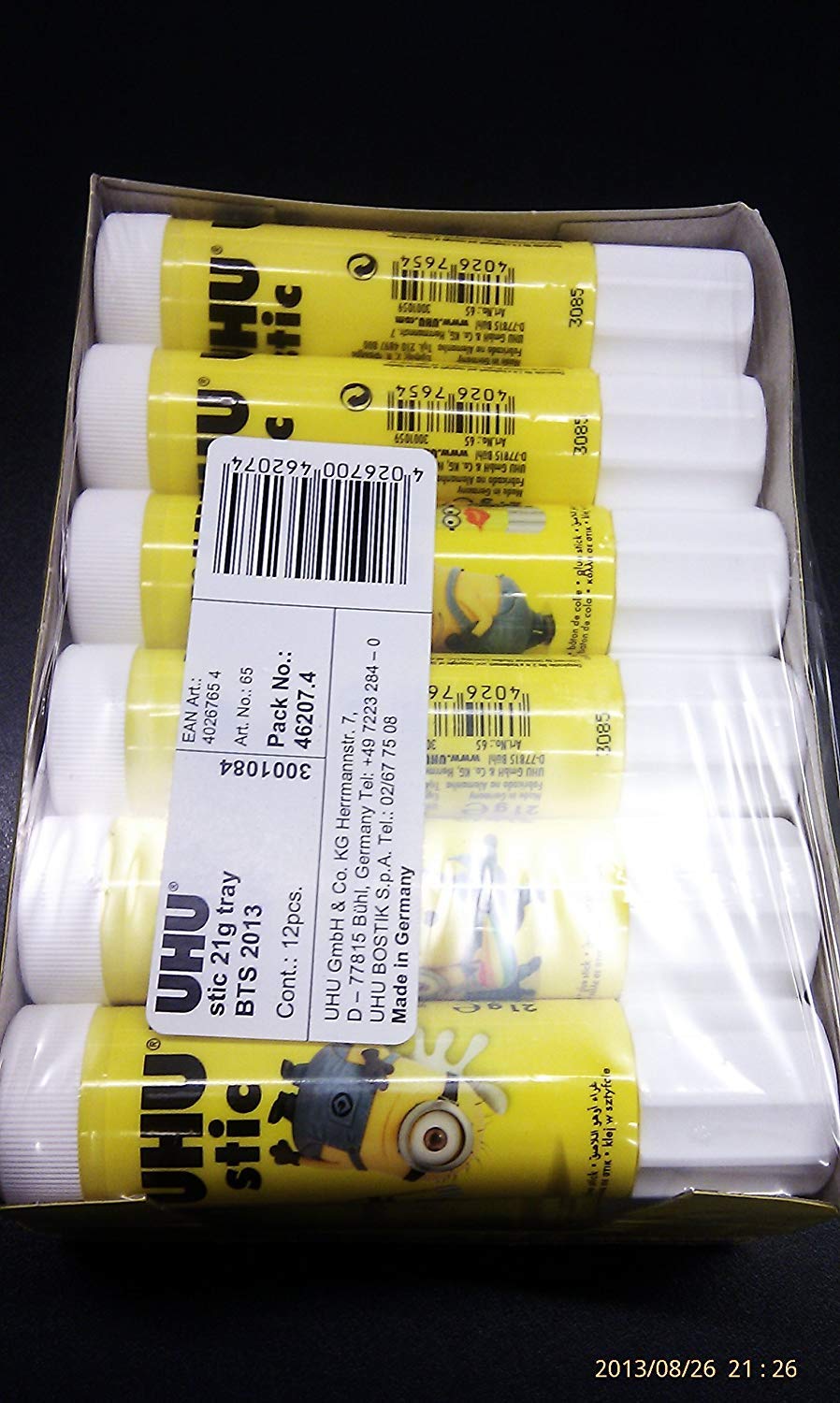 12x Uhu Klebestift 21g (!)