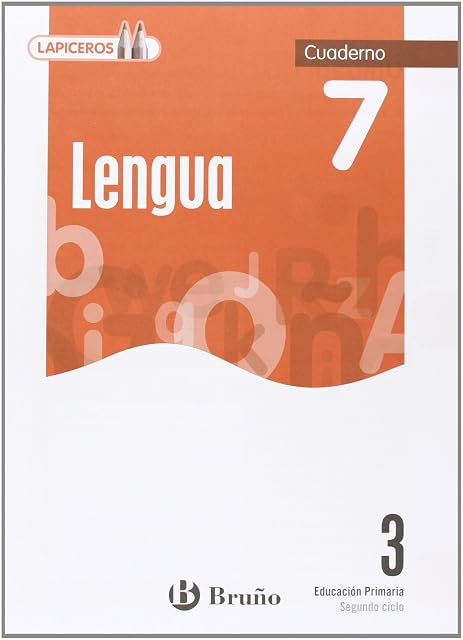 Portada de Lapiceros Lengua 3 Cuaderno 7 3º Primaria