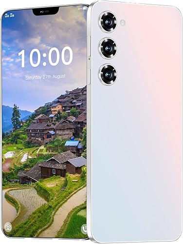 Echoamo E24P + teléfono desbloqueado, 12 GB de RAM 512 GB ROM, teléfono inteligente de 6.5 pulgadas, batería larga de 6800 mAh, teléfono celular 5G