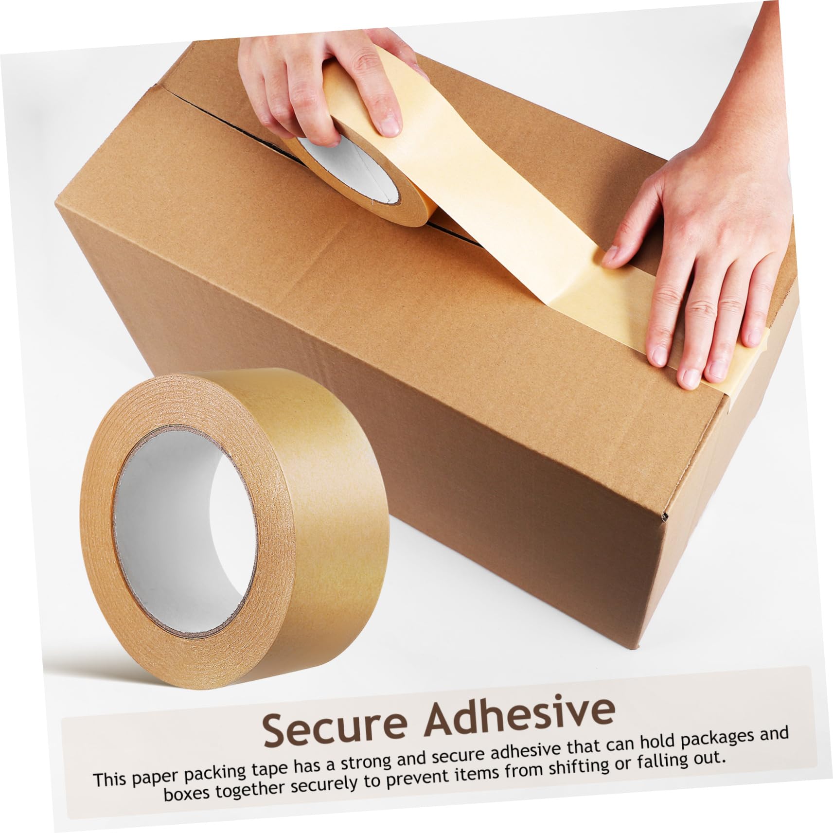 SHINEOFI 3 Adesivo da Imballaggio Carta Resistente per Traslochi e Spedizioni Facile da Strappare e Adesivo Sicuro e Versatile per Progetti Imballaggio e Crafting