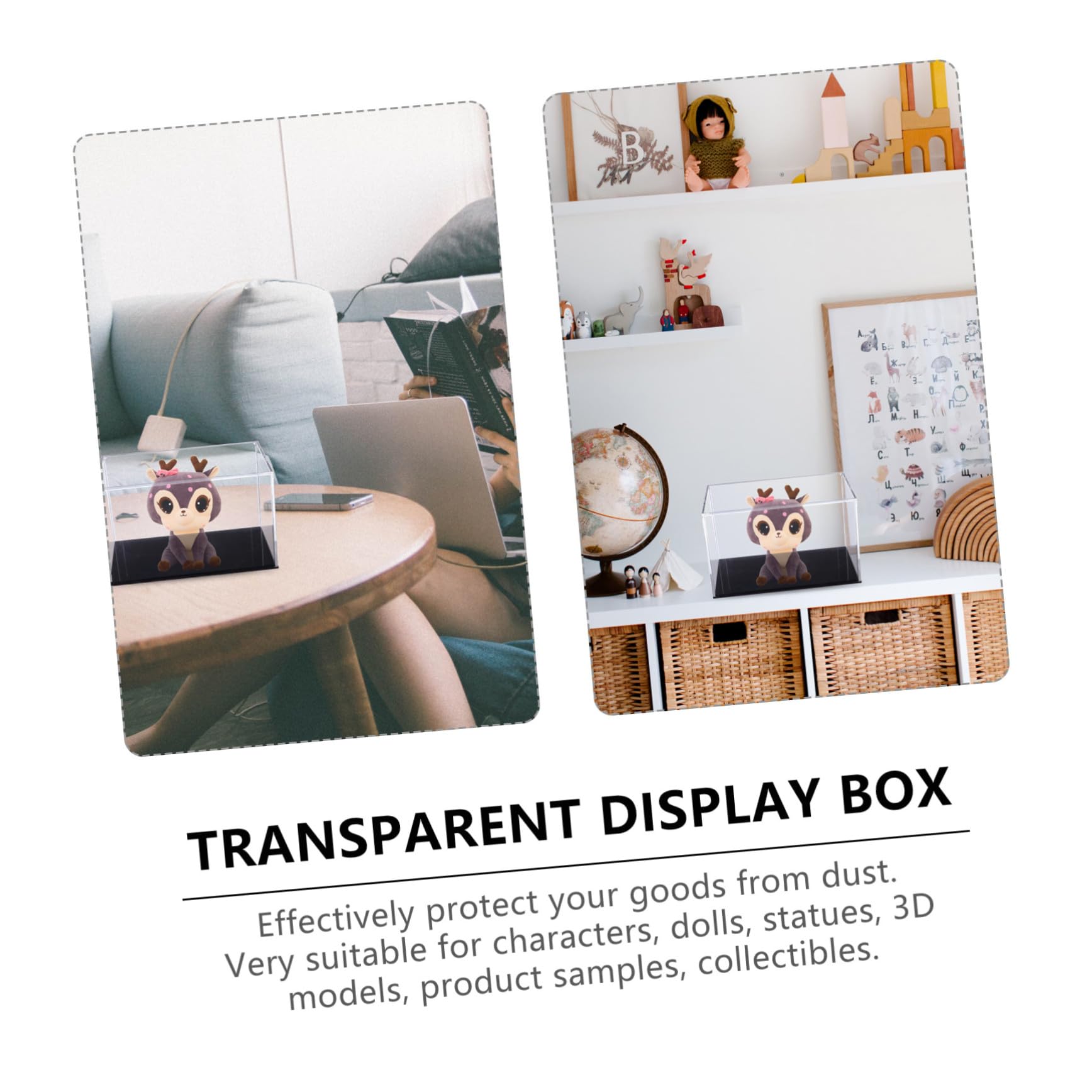 Acryl Displaybox Transparente Vitrine Horizontal für Figuren und Statuen