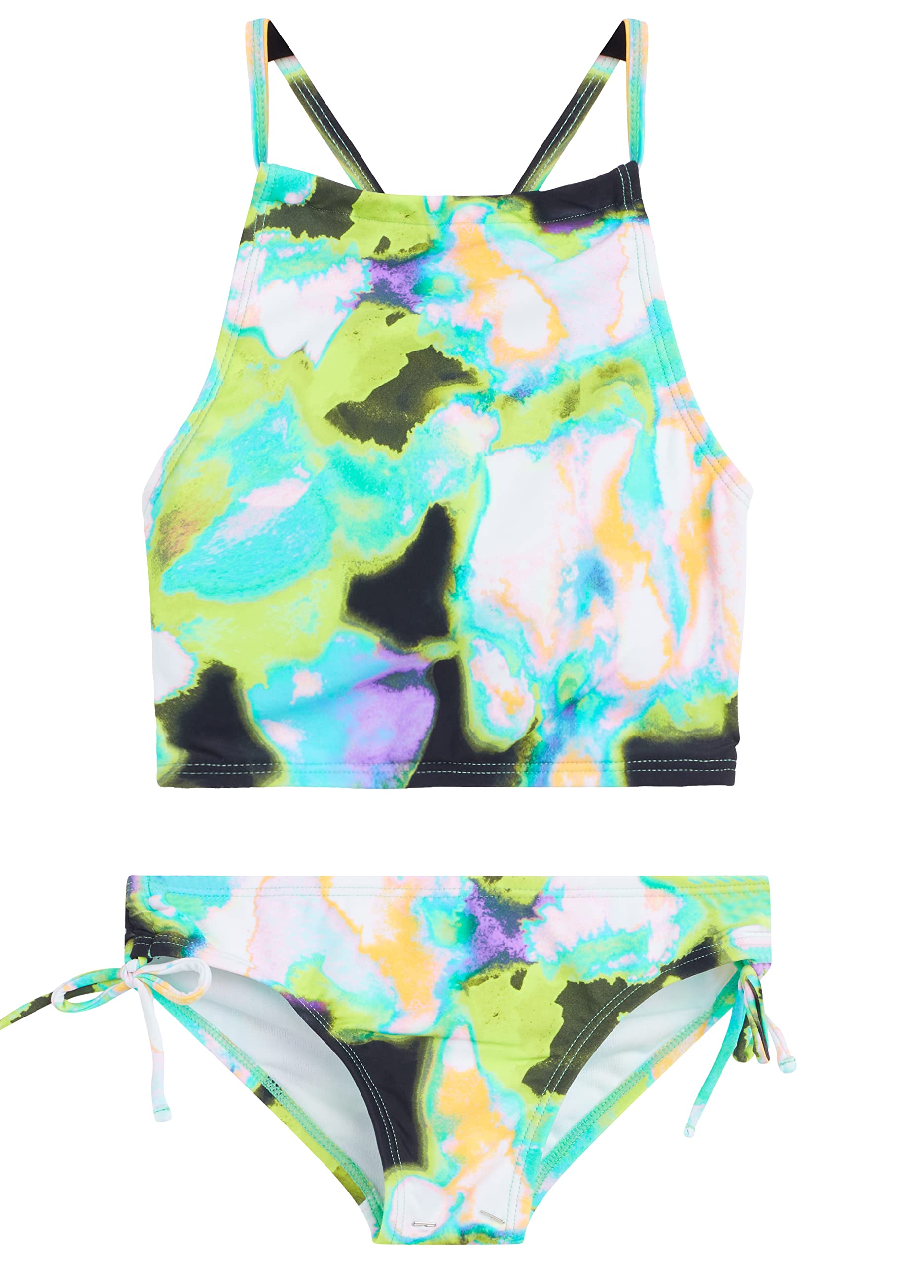 Kanu Surf Girls' Hallie UPF 50 Beach Sport Halter Tankini 2-piece Swimsuit