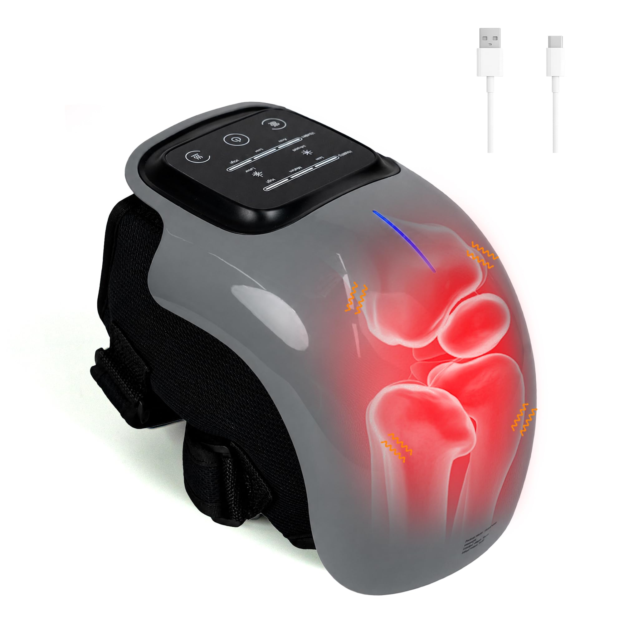 Brenzo Knee Massager - Heat & Vibration Relief -8