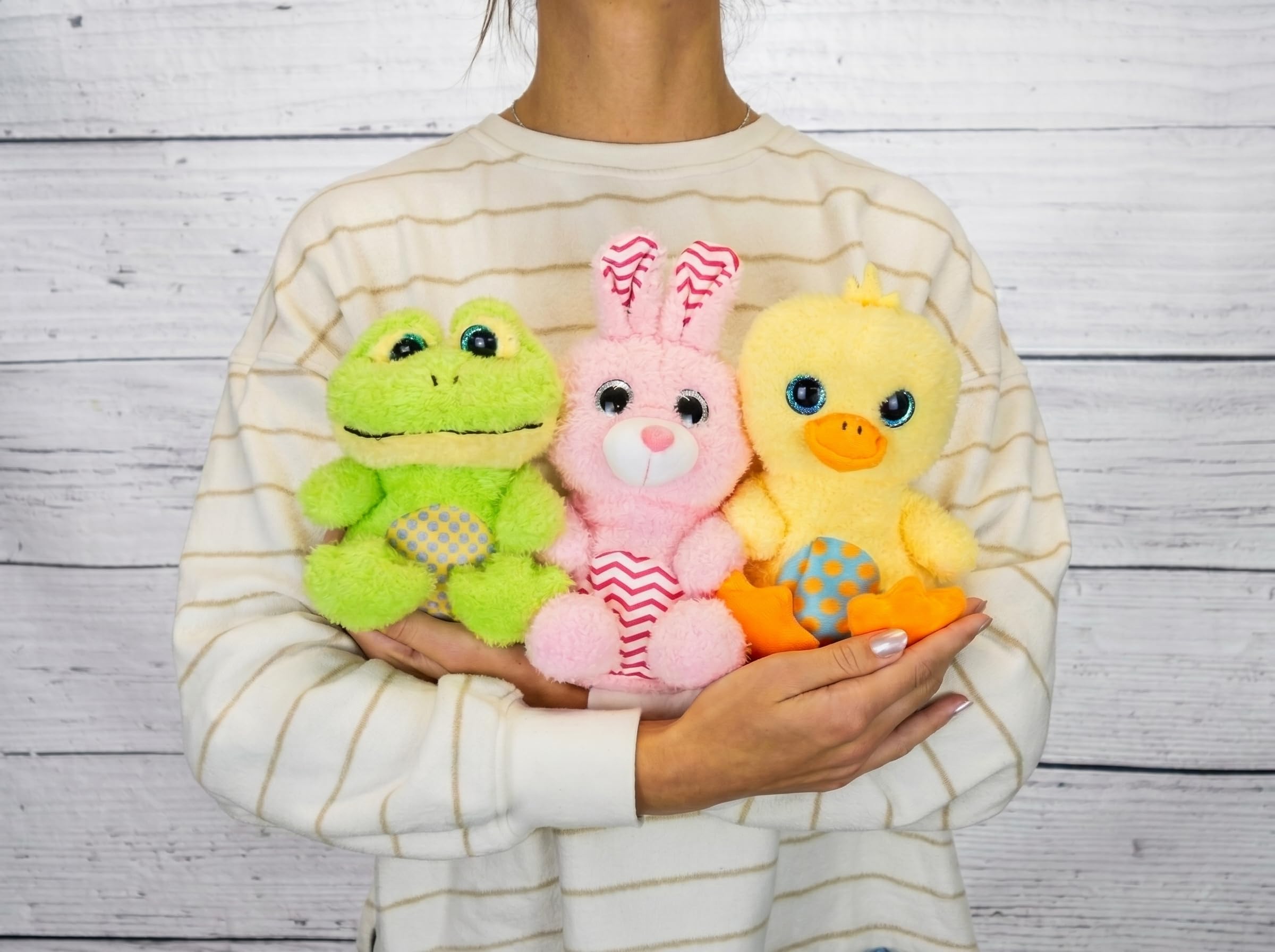 Bouillotte Micro-Onde Peluche (15 cm) - Doux et Chaud, Idéal pour Soulager les Coliques chez les Bébés - Lapin en Peluche à Câliner et à Embrasser - Bouillotte Doudou - Sachet de Graines Amovible
