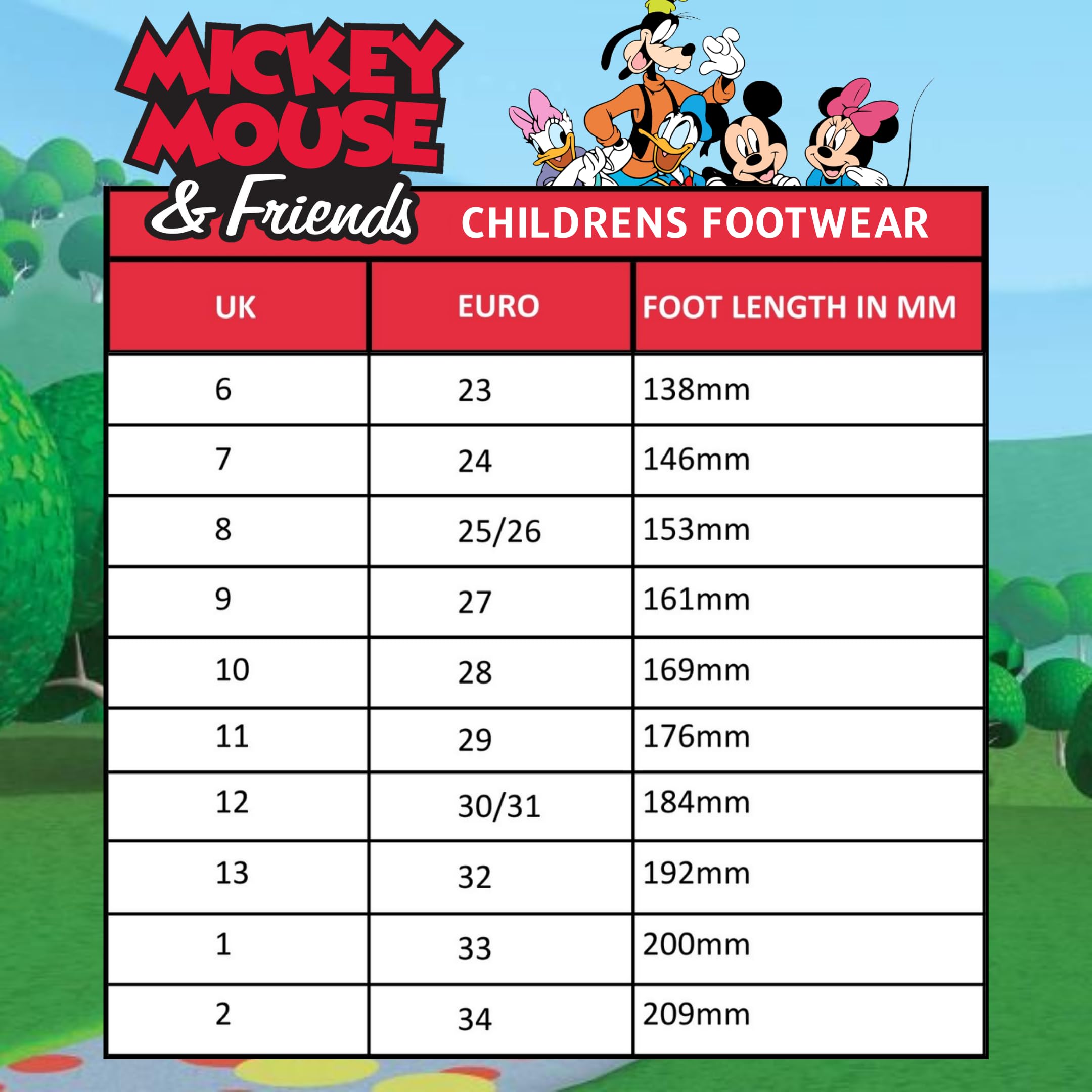 Disney Sabots Mickey Mouse Minnie Mouse avec Charms, Sandales pour Enfants, Sliders d'été avec Sangle de Cheville, Chaussures de Plage