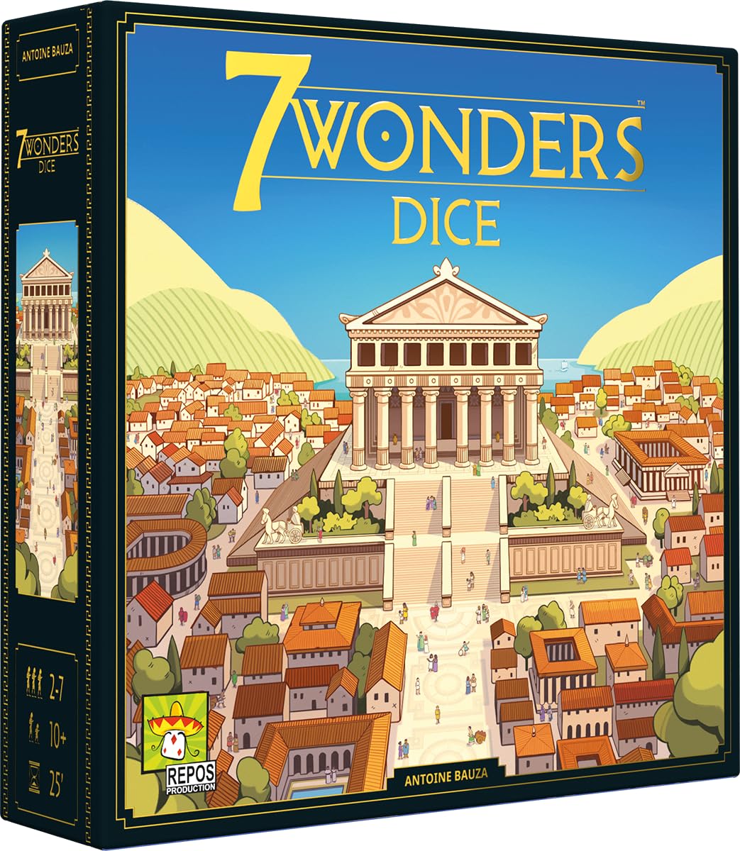 7 Wonders Dice - Jeu de dés stratégique pour 2 à 7 joueurs