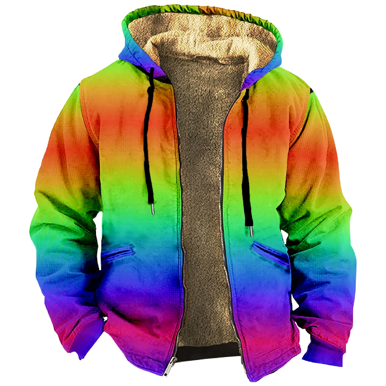 Generisch Herren Winter Skijacke Fleece Gefüttert Outdoor Verdickt Softshelljacke Wasserdicht Winddicht Jacke mit Kapuze