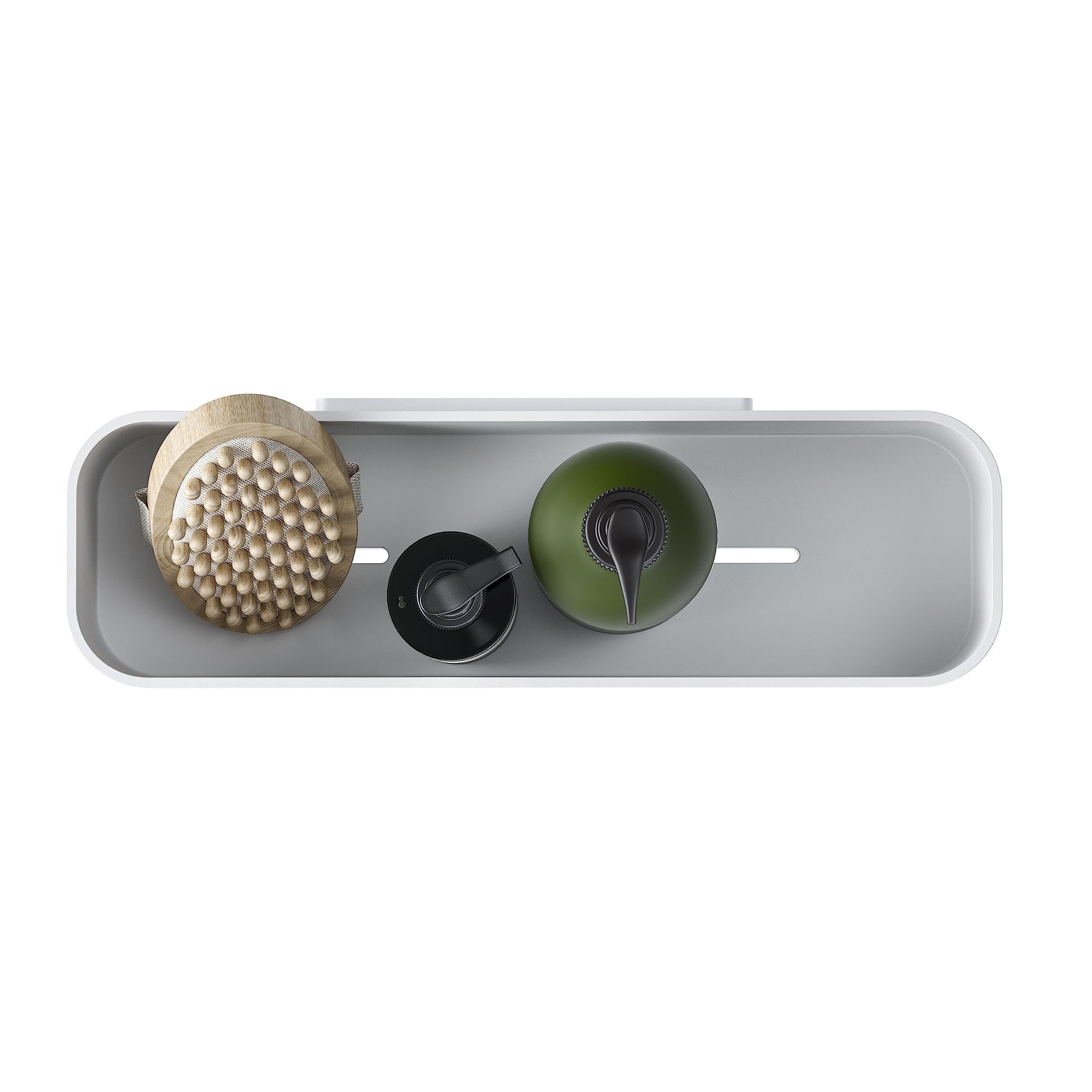 Tiger 2-Store Estante de Pared o Cesta de Ducha, 35 cm, Blanco