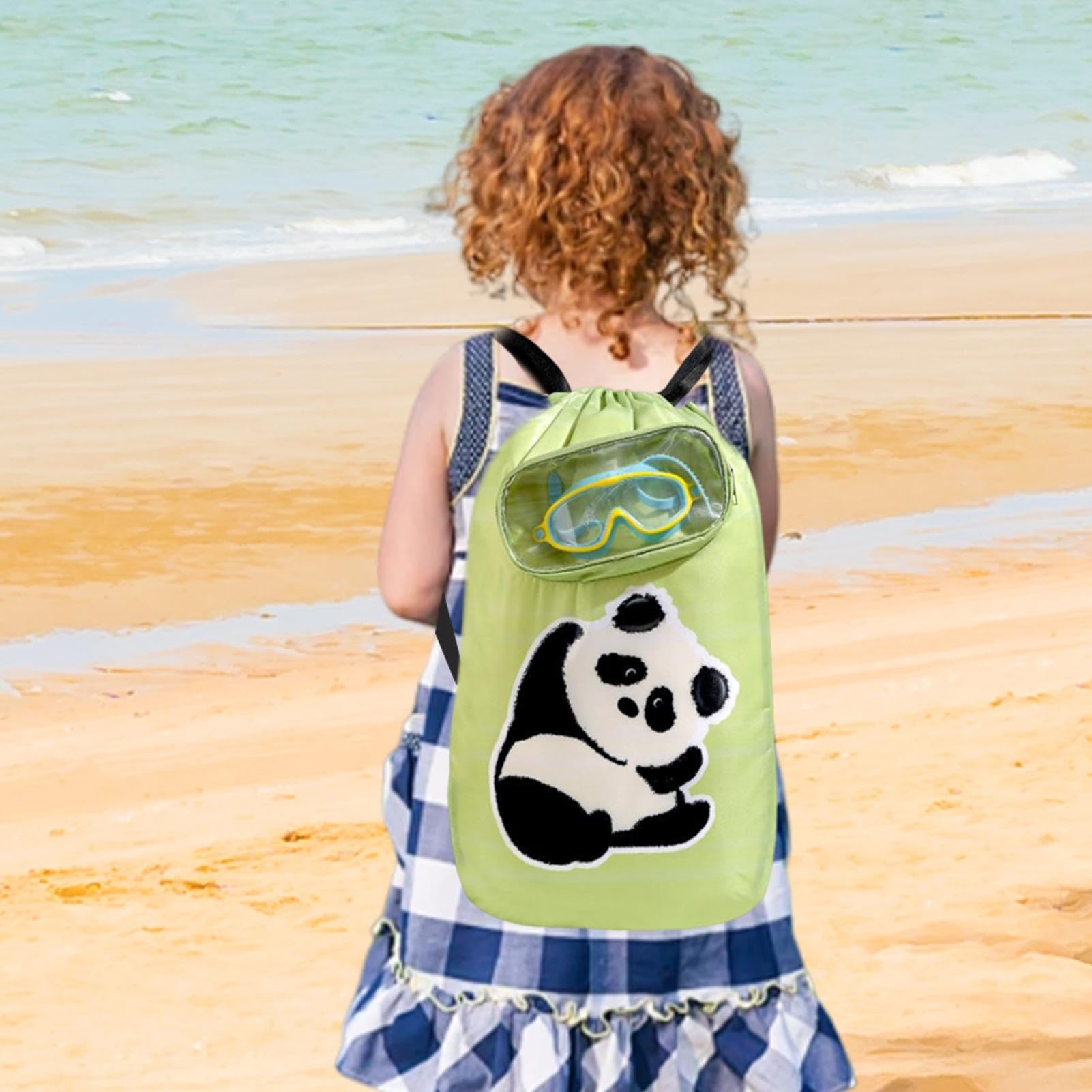 Borsa Da Spiaggia Bambini,Tracolla Regolabile Impermeabile | Zaino Borsa Sportiva Da Piscina Per Bambini E Bambine - Campo Estivo Outdoor Palestra Viaggi Vacanza Attrezzatura Abbigliamento Asciugamano