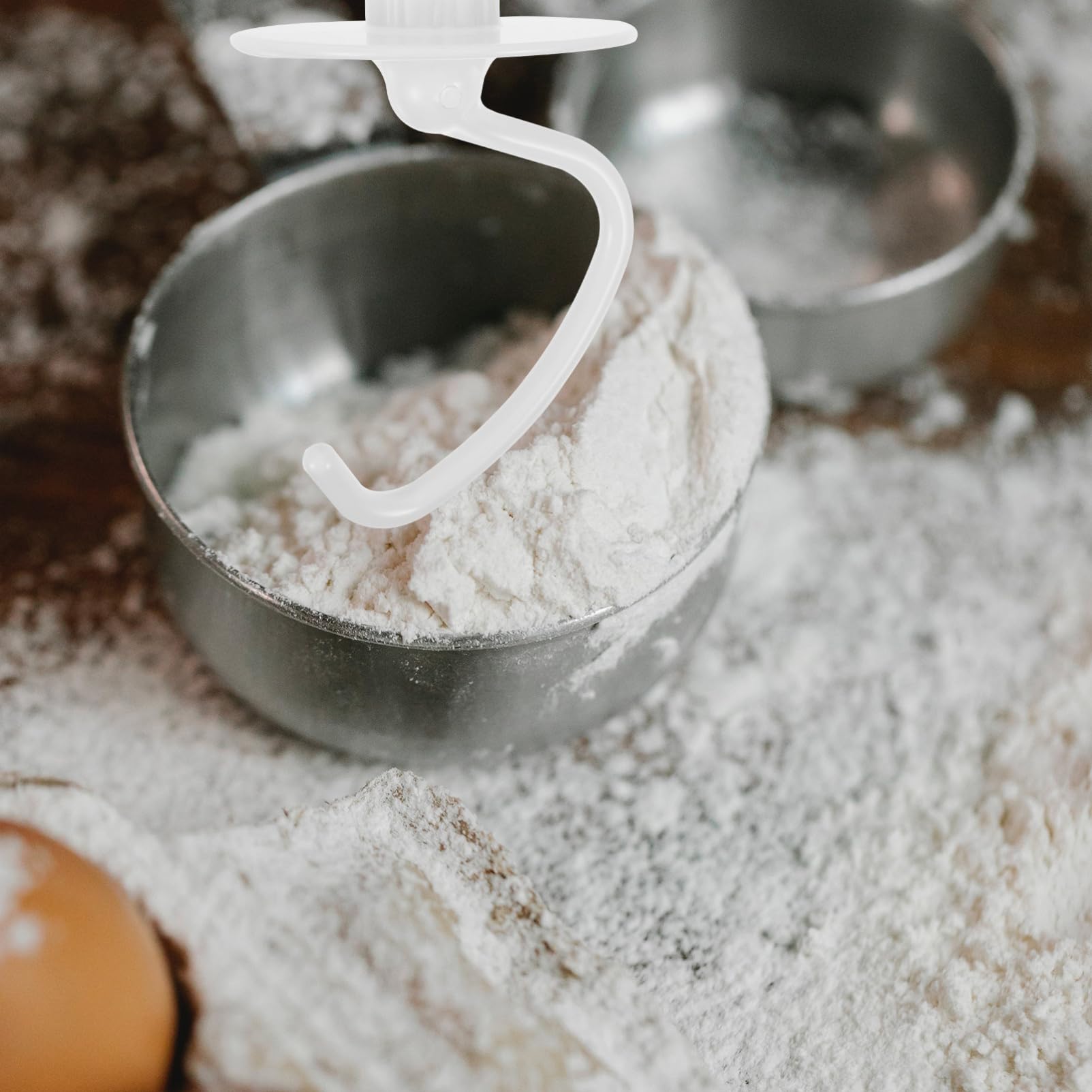 PRETYZOOM 2 Pezzi gancio per impastare cucina miscelatore per cucina utensile per impastare Gancio cucina ciotola attaccamento accessori da cucina accessori del mixer alluminio