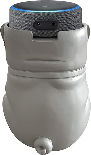 Miniatura 4 de Dekodots - Soporte de mesa inteligente con altavoz (perro) – Soporte decorativo para Yaxa Echo Dot o Google Home Mini – Diseño portátil, sin