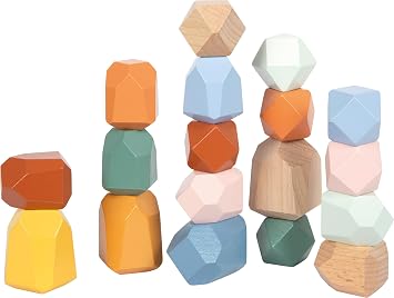 small foot small foot Pierres d'Équilibre Safari Montessori en Bois