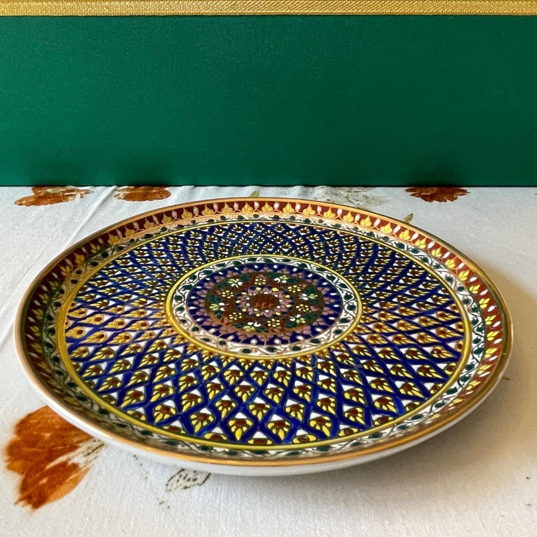 ベンジャロン焼き ティーセット 象ポット 小カップ5個 箱付き タイ雑貨