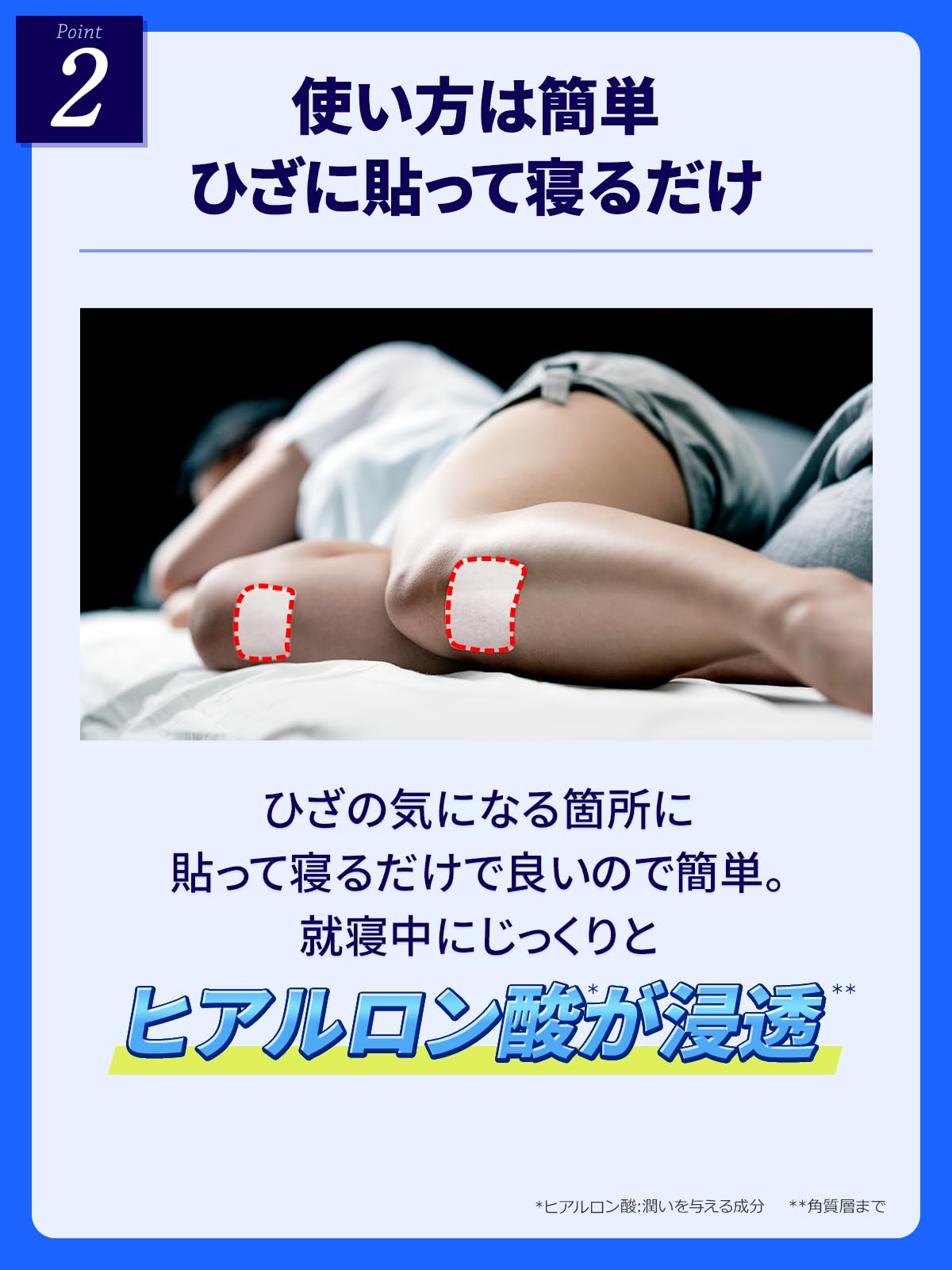 Amazon.co.jp: 【3箱セット】 膝に貼るヒアルロン酸 北の快適工房