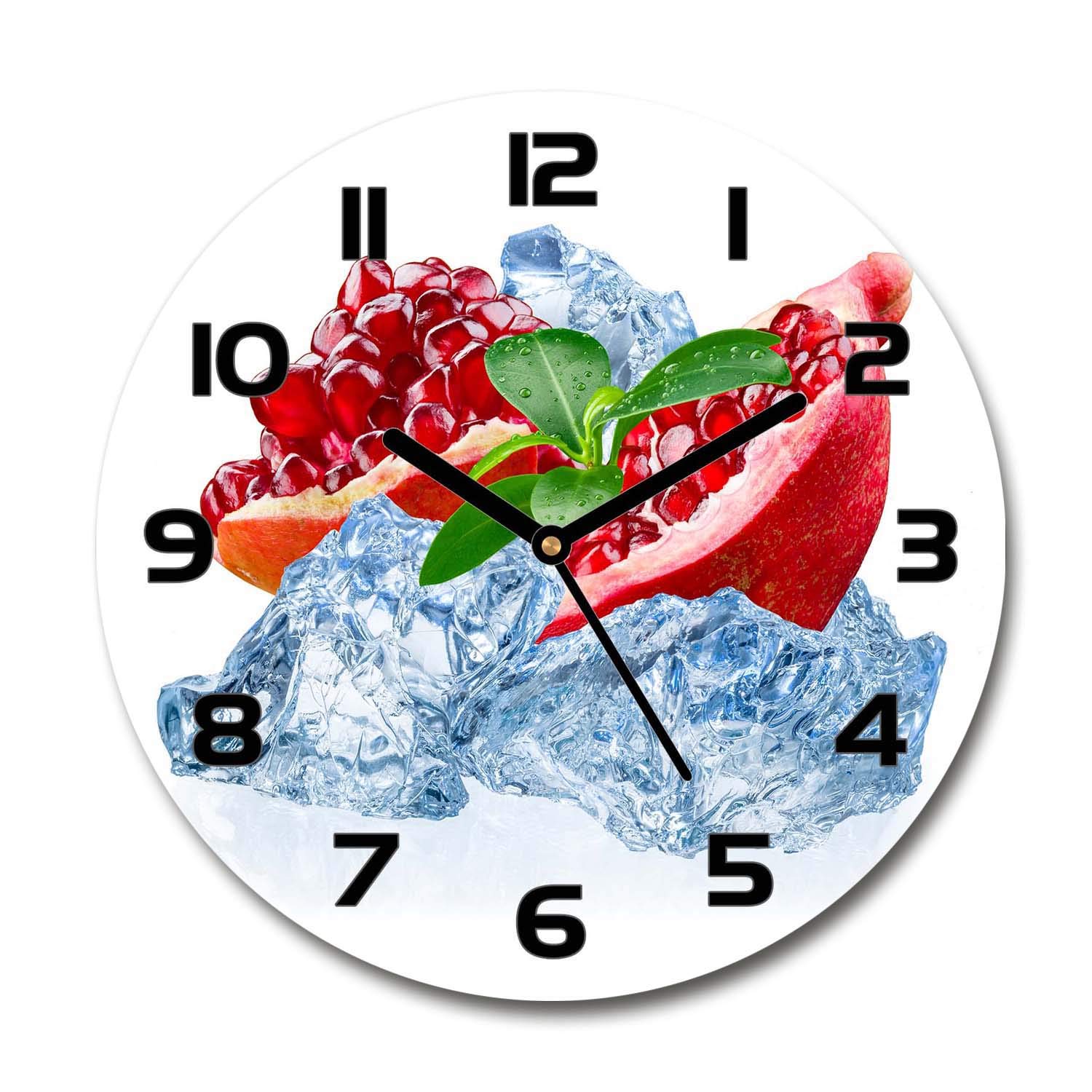 Horloge en verre de sécurité Tulup 60x60 cm - Impression design haut de gamme salon