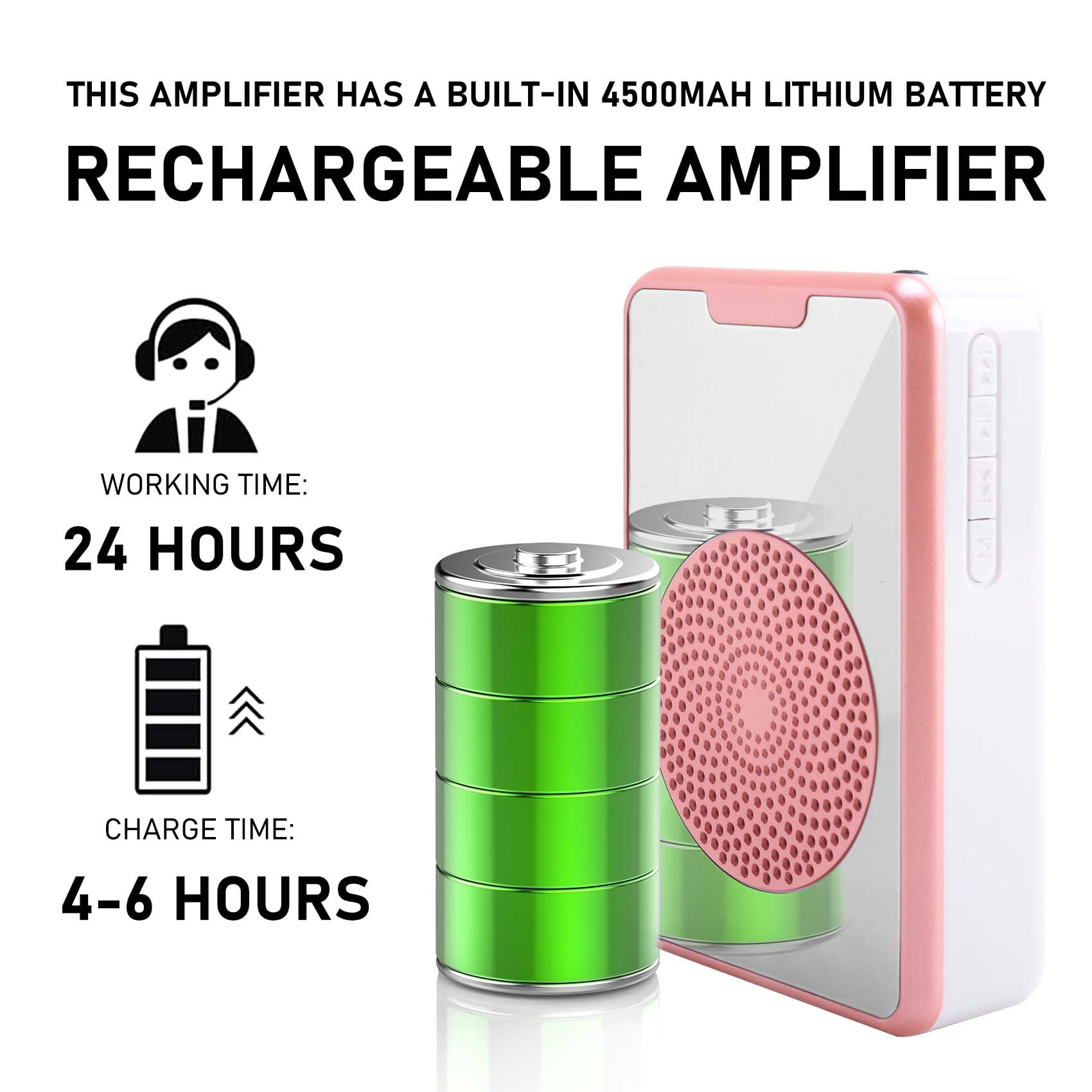Amplificatore Vocale Portatile Con Microfono Lavalier Wireless 2 4g Bluetooth Ricaricabile Amplificatore Vocale Portatile Con Microfono Lavalier Wireless 2 4g Bluetooth Ricaricabile