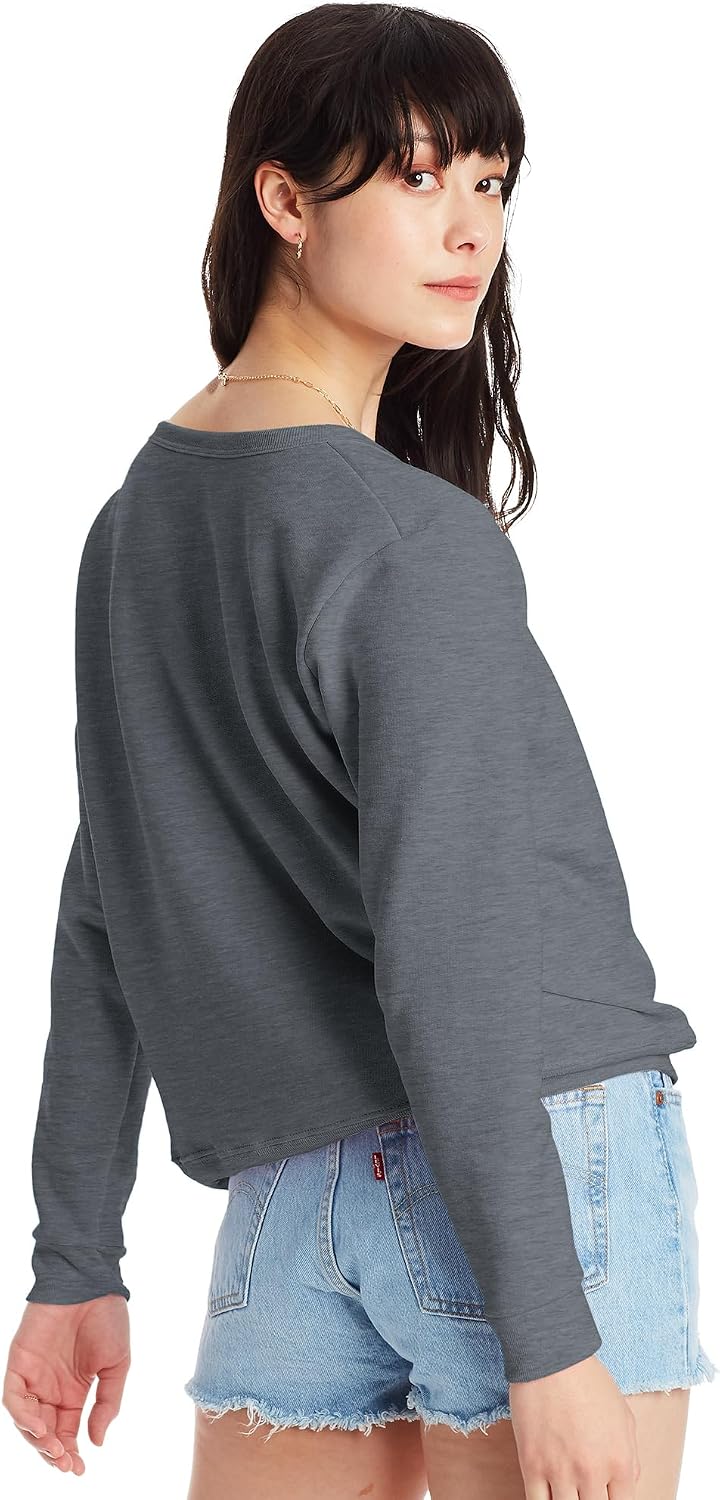 Hanes EcoSmart Women’s Fleece Crewneck Pullover Sweatshirt For Women