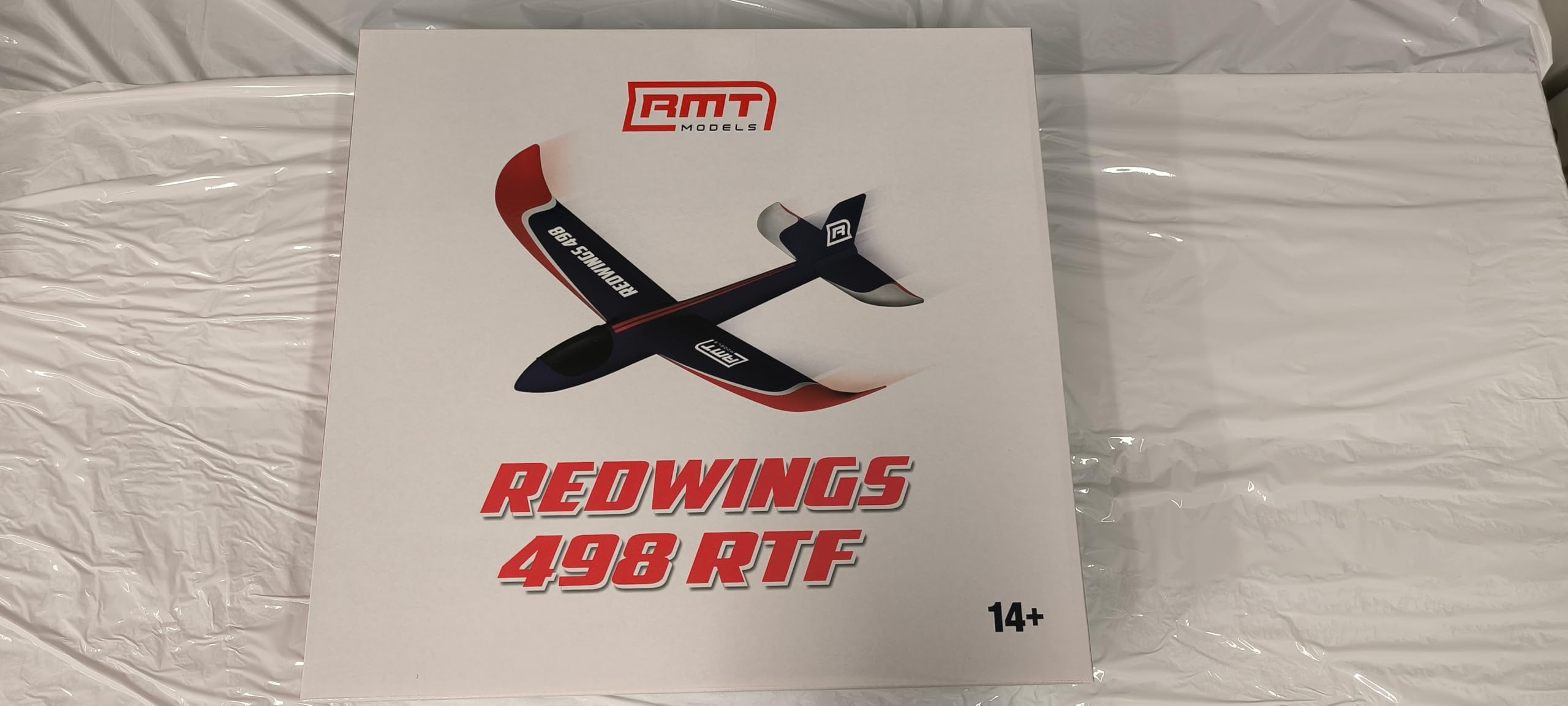 RC Airplane RMT Redwings 498 – wysokiej jakości model RTF z 2 silnikami, konstrukcja EPP, czas lotu 25 minut i sterowanie 2,4 GHz, idealny dla początkujących i dzieci